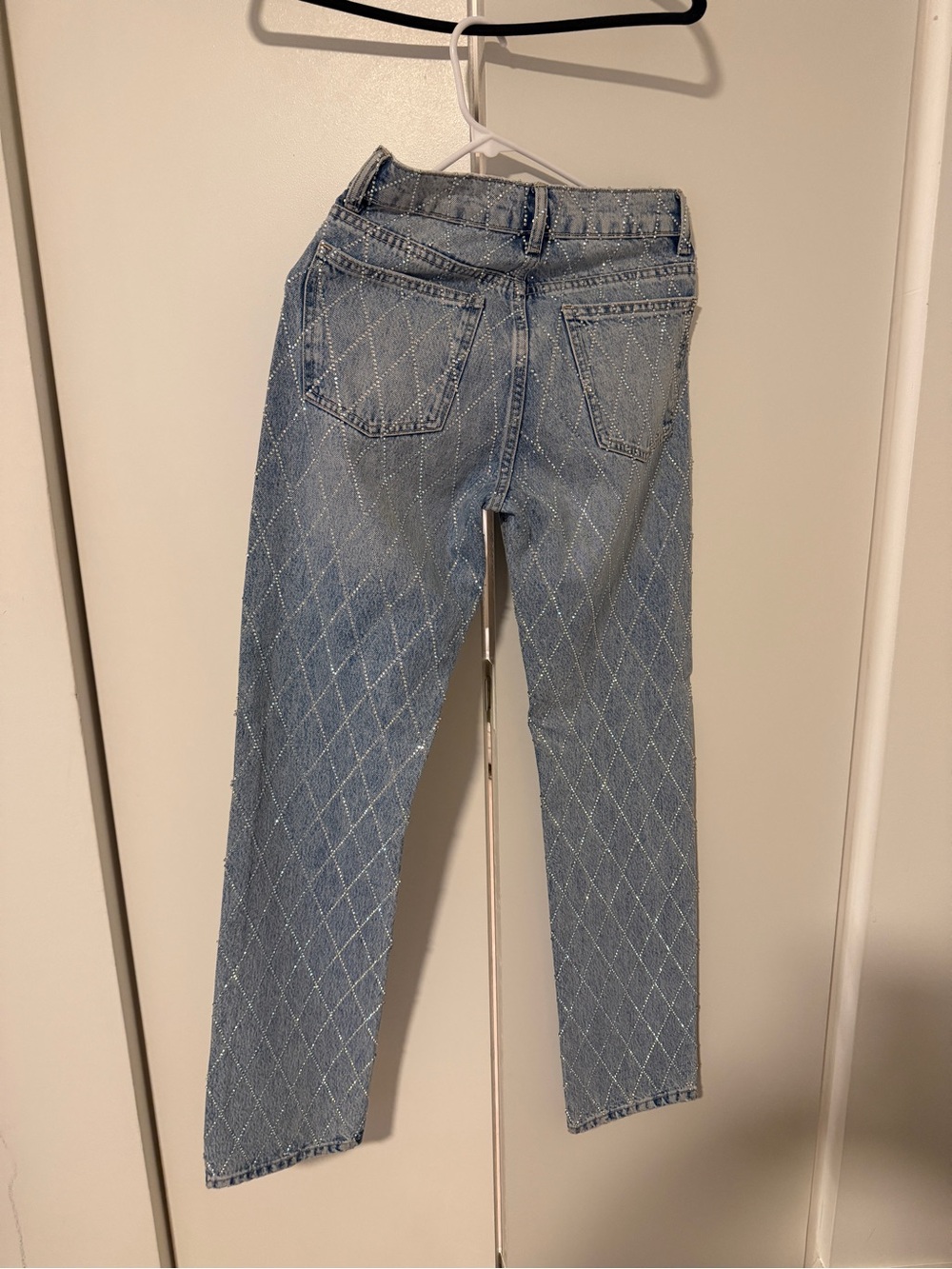 Women Rhinestone Jeans - Picture 2 of 2